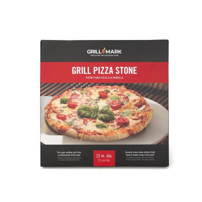Everyday Supply Co - Wholesale Pizza Board - Grill Mark Cordierite Pizza Stone 13"x13"0