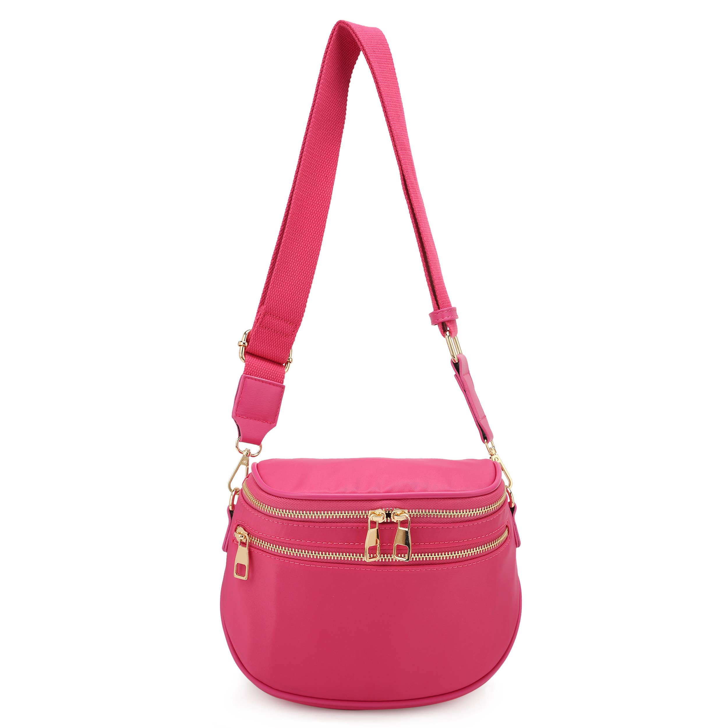 KAYLA+AVA - Wholesale Crossbodytas - Dames - Courtney Modieuze lichtgewicht nylon draagtas/heuptas 4