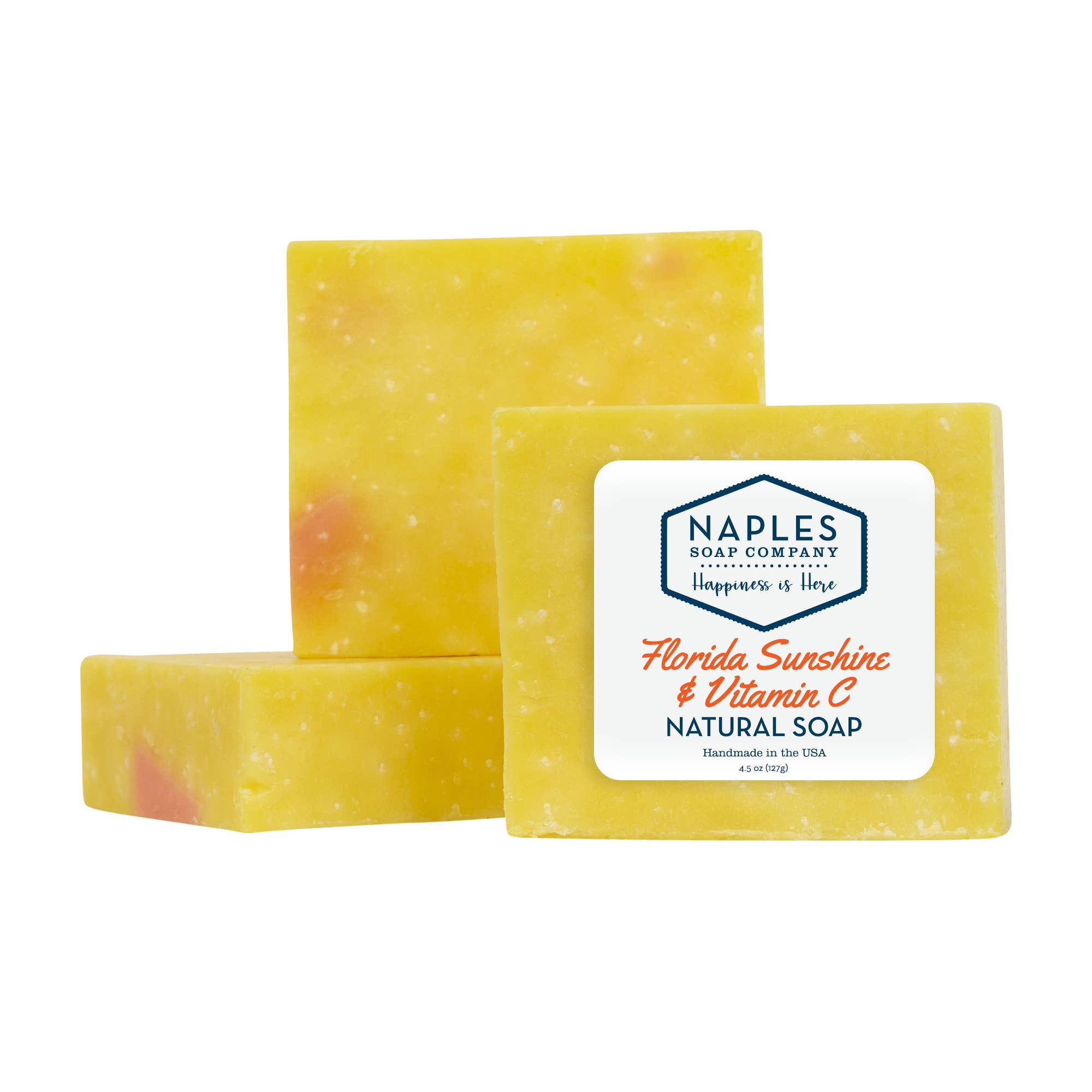 Naples Soap Company | Clean Beauty, Natural Bath & Body - Wholesale Bar Soap - Florida Sunshine & Vitamin C Natural Soap1