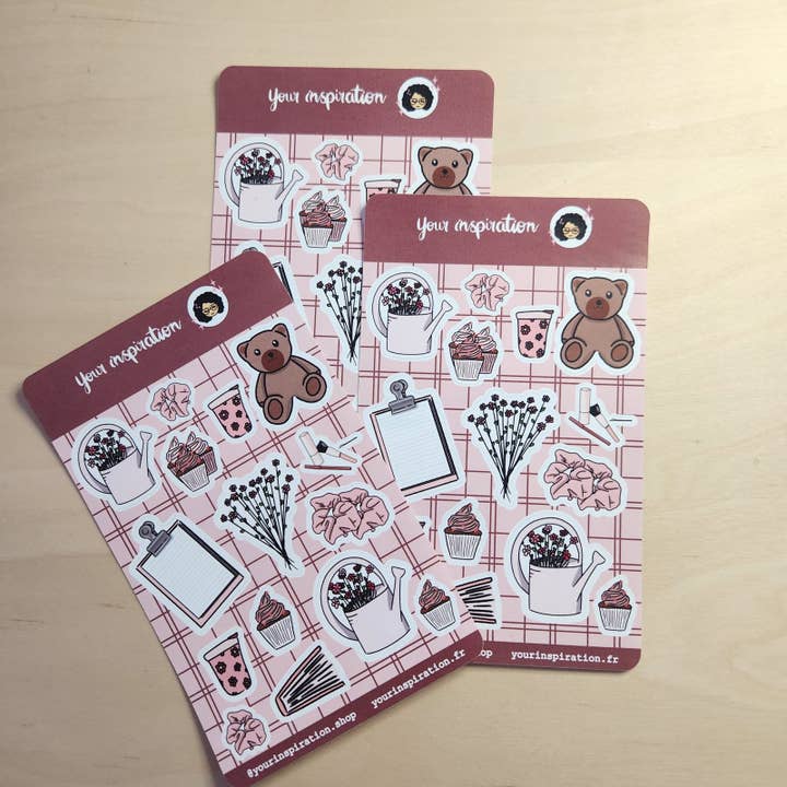 Planche d'autocollants - Une note de printemps pour la vente par Your inspiration