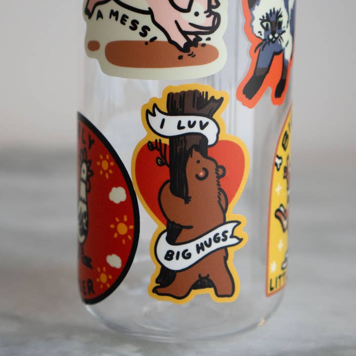 The Golden Doodle - Wholesale Sticker - Kids & Baby - I Luv Big Hugs - bear hug waterproof vinyl sticker2