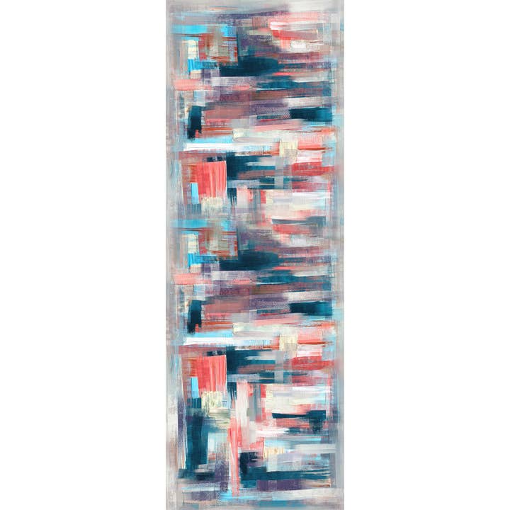 Urban Brushstrokes Scarf – Merino Wool Wrap | Abstract Geometric Art Print for wholesale by Namaskar Australia