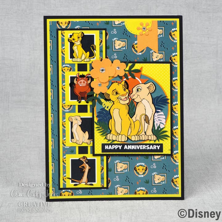 Ecstasy Crafts Distributing - Wholesale DIY craft kit - The Lion King - Card Making Pad5