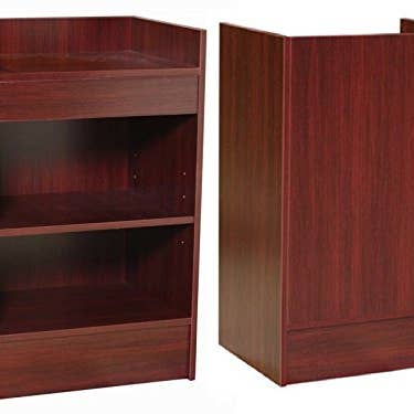 Only Hangers - Wholesale Retailer Display Stand/Case - Black Cash Register Stand, Adjustable Shelf, Drawe1