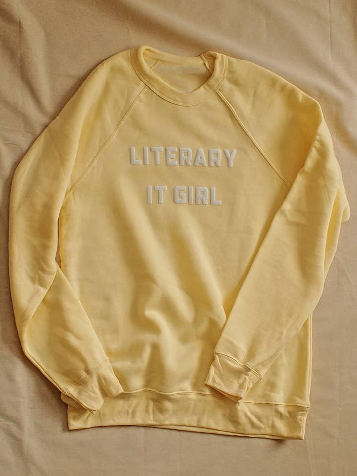 Literary It Girl Sweatshirt for wholesale by Wayward & Free