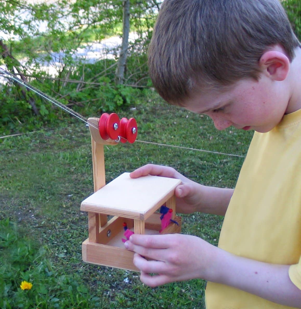 Die Werkkiste - Wholesale Wood Toy - Kids - Large Cable Car, Doll Gondola by Kraul1