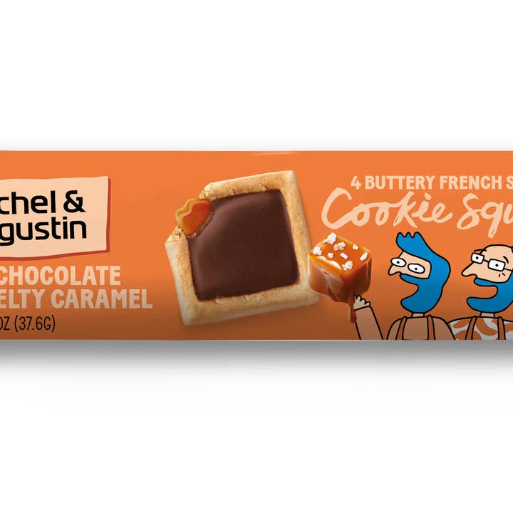 Michel et Augustin - Wholesale Cookie - 1 case of 18 Bars of Milk Chocolate and Caramel cookie1