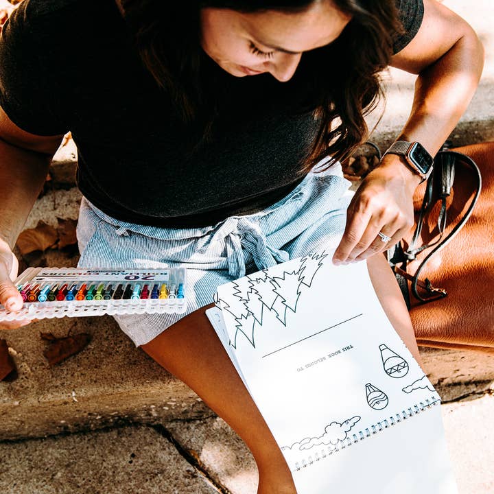 A Brighter Year - Vendita all'ingrosso Catalogo - Calendario sempreverde da colorare per 12 mesi, da colorare per giorno, 20252