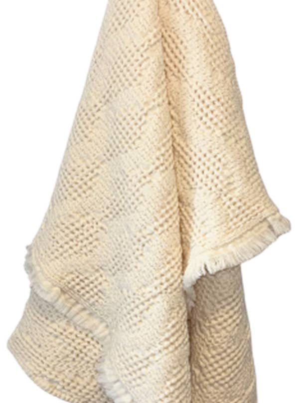 Torchon de Luxe en Nid d'Abeille - Crème pour la vente par Mierco European Linens