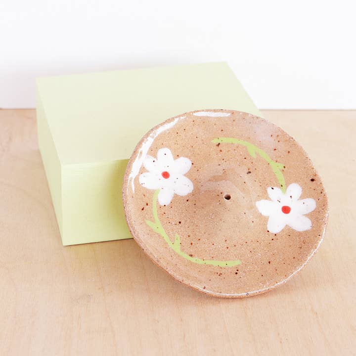 Ceramic Incense Holder - Daisy for wholesale by Nightshift Ceramics