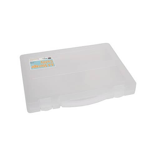 West Design Products - Venta al por mayor Material para manualidades - Carrito de plástico para almacenamiento Papermania, tamaño A4, organizador transparente