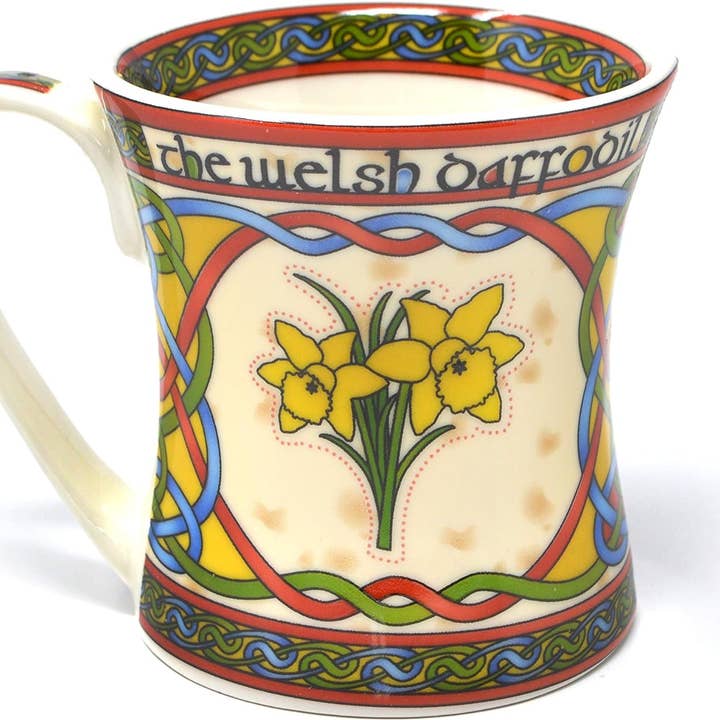 Welsh Daffodil "Cenhmen Pedr" Mug for wholesale by Dublin Gift Company
