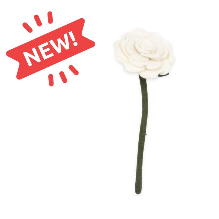 Global Goods Partners - Wholesale Artificial Flowers - Felt Blooming Rose