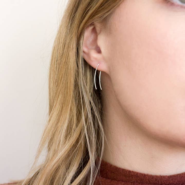 Curved Ear Threads for wholesale by Fawn And Rose