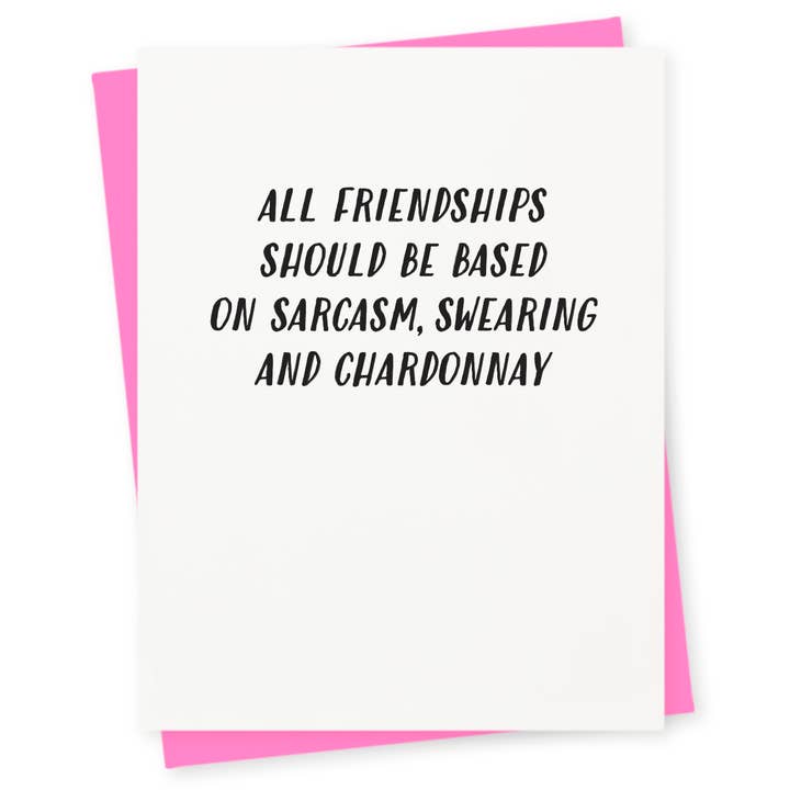 Venskabs Brevpresset Hilsen Kort for engroshandel hos 417 Press