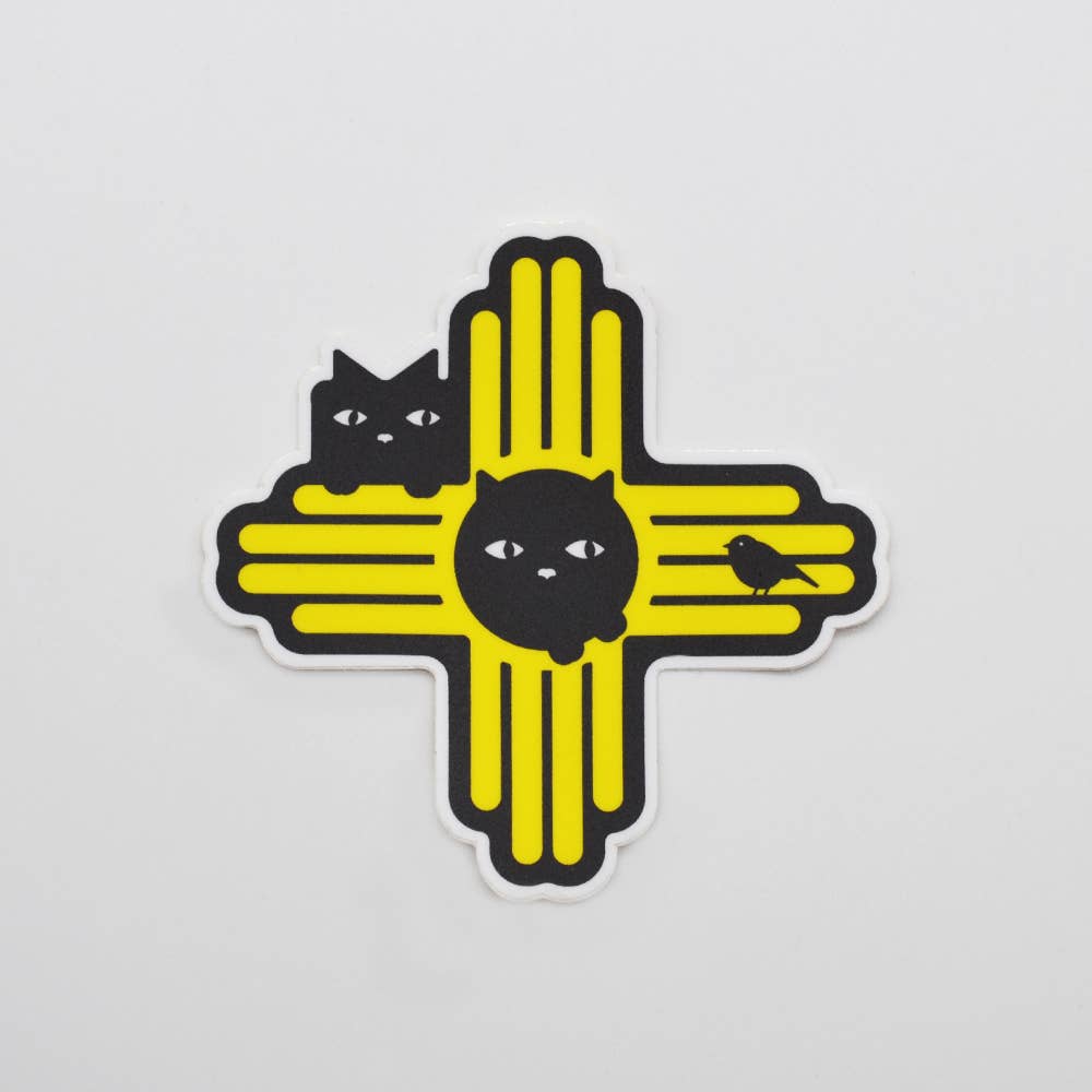 Metal the Brand - Wholesale Sticker - Yellow Birdhouse Zia - Sticker0