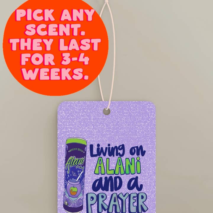 Intruglio della strega che vive su Alani e un deodorante per auto a forma di preghiera per la vendita all'ingrosso da parte di on the Bayou