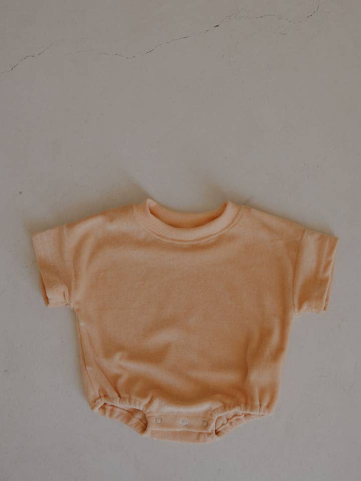 Forever French Baby - Wholesale Bodysuit (Non-Footed) - Baby - Terry T-Shirt Romper | Sherbert