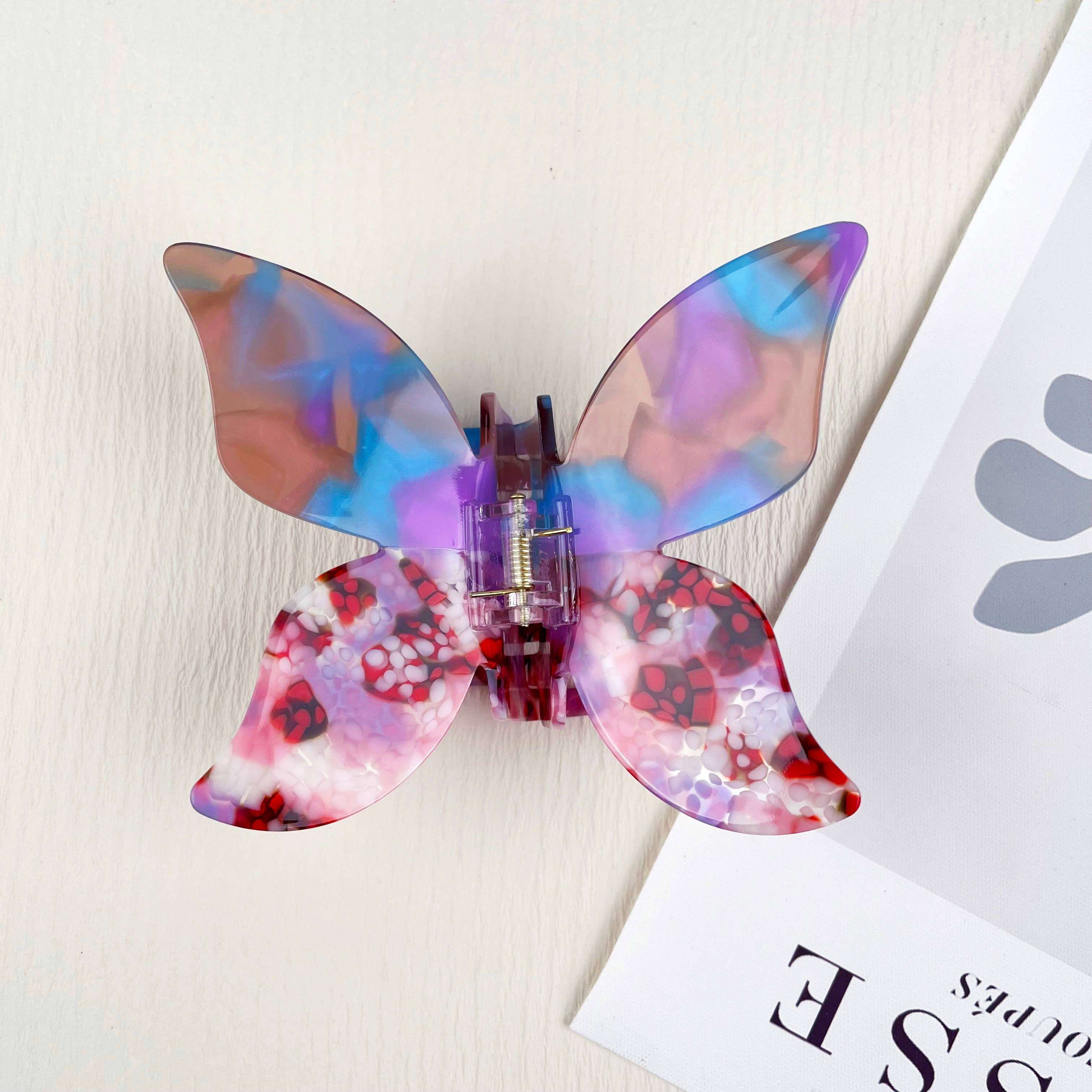 TheDivaSoap – wholesale Hair clip – Women’s – Acetate Butterfly Hair Claw Clip5