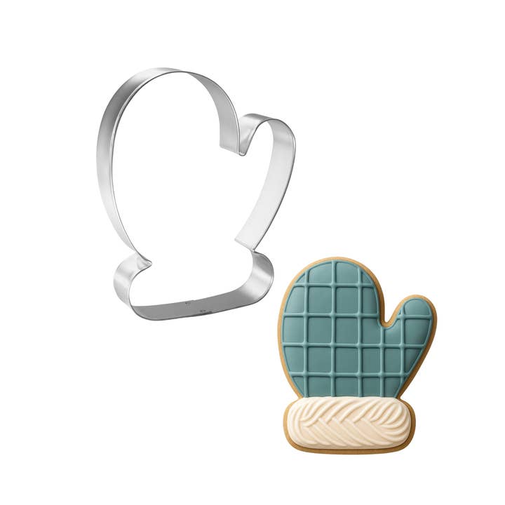 Mitten Cookie Cutter 3.5 in B1317F for wholesale by CookieCutter.com