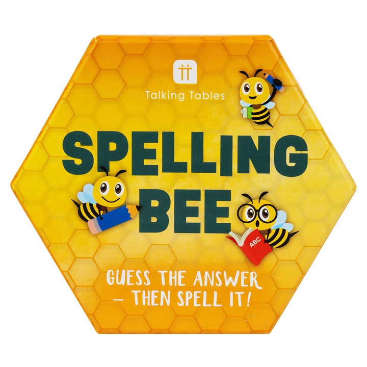 Talking Tables USA - Wholesale Card Game - Spelling Bee Kids Game | POS Unit | Kids Card Game |