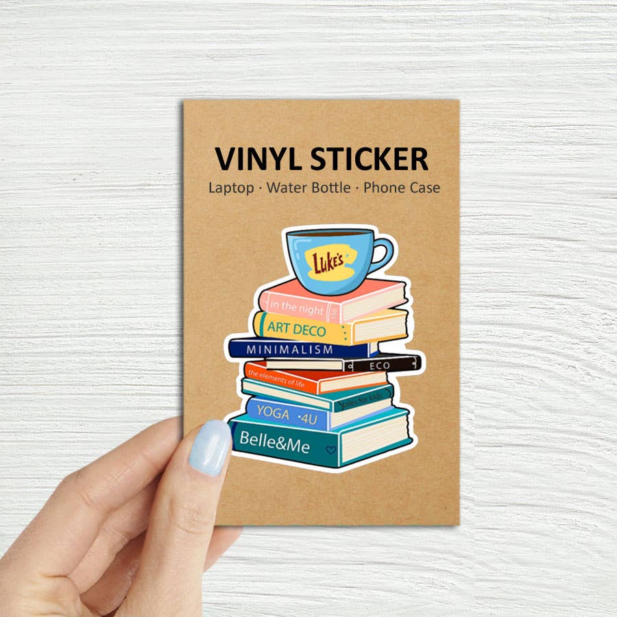 Coastal Creators of Connecticut - Wholesale Sticker - Gilmore Girls Chilton Lukes Yale Laptop Sticker0