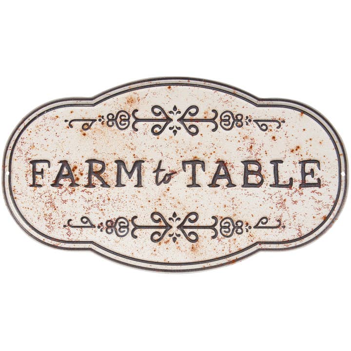 Primitives by Kathy - Wholesale Wall Sign - Farm To Table Wall Decor