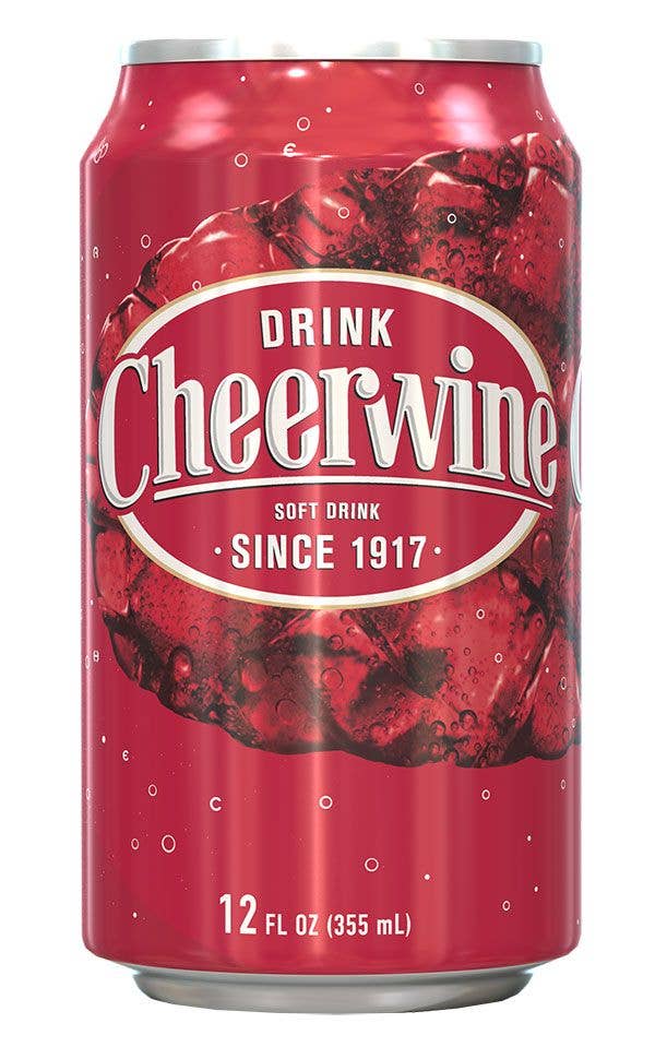 Oasis Snacks – wholesale Soda/carbonated drink – Cheerwine Cherry Soda Soft Drink, 12oz Cans1