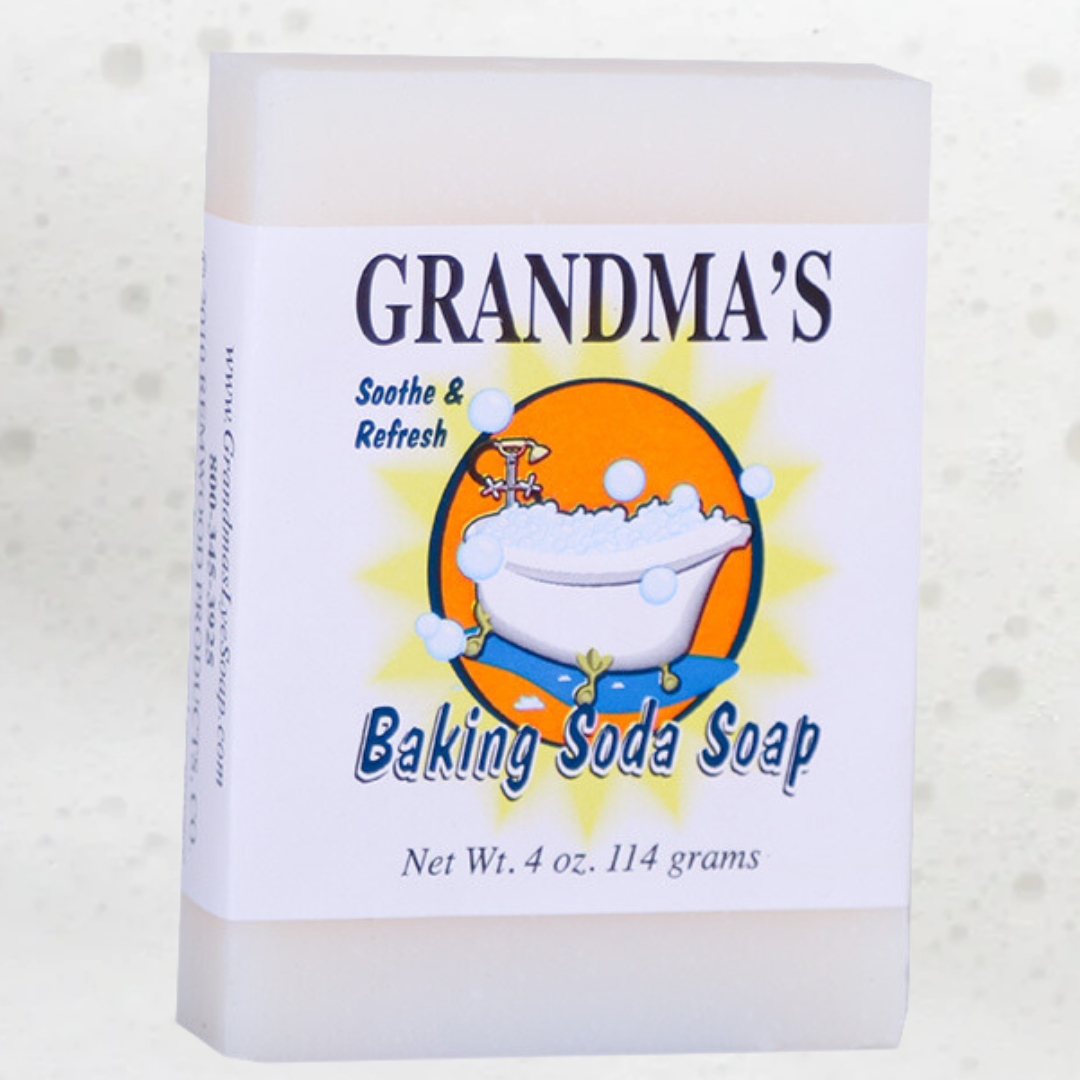 Grandma's Hand-Crafted Soaps - Wholesale Bar Soap - Baking Soda Soap Bar, 12 Ct. Display1