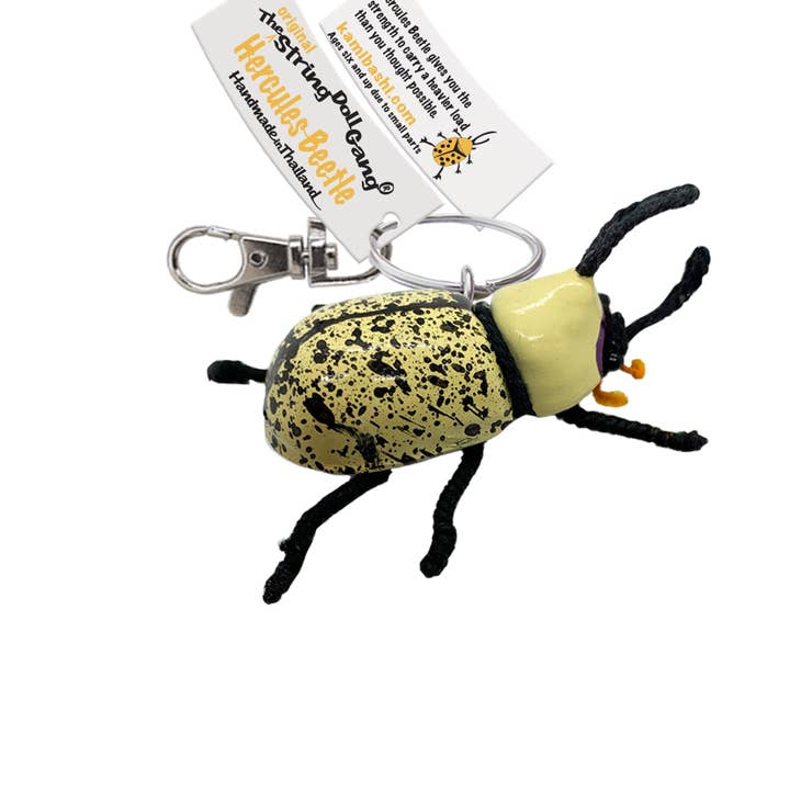 Kamibashi - Wholesale Keychain - Unisex - Hercules Beetle String Doll Keychain