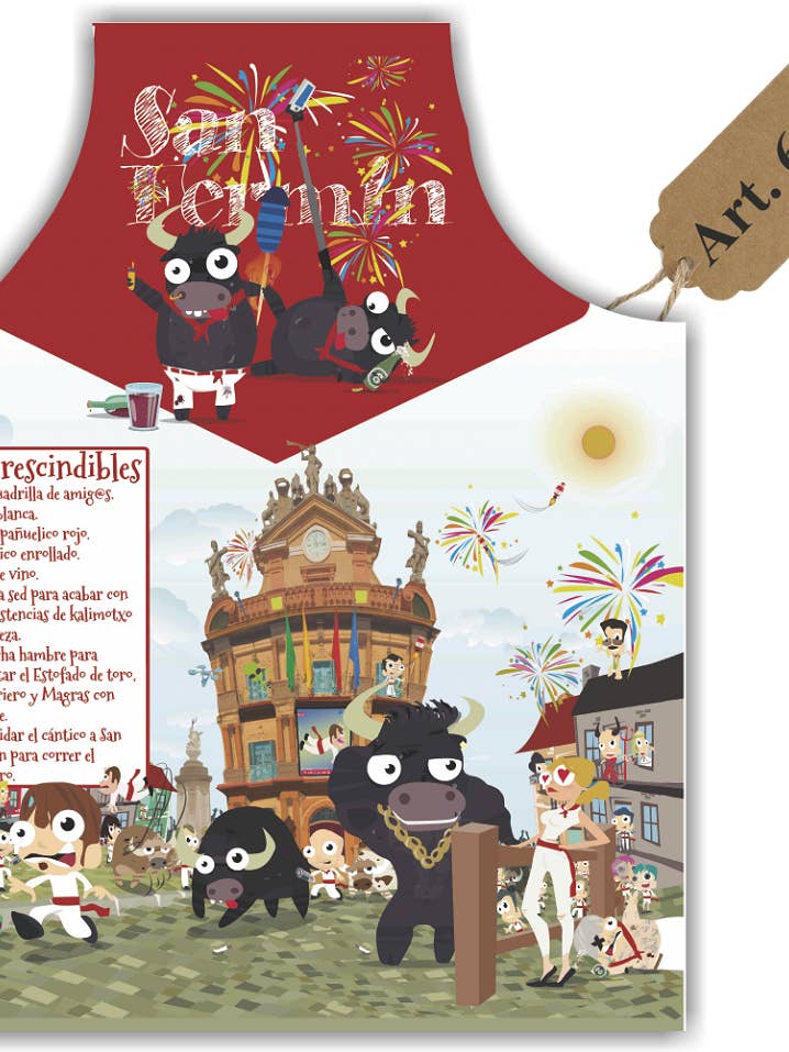 602 opskrift forklæde for engroshandel hos Confecciones J. Garcia