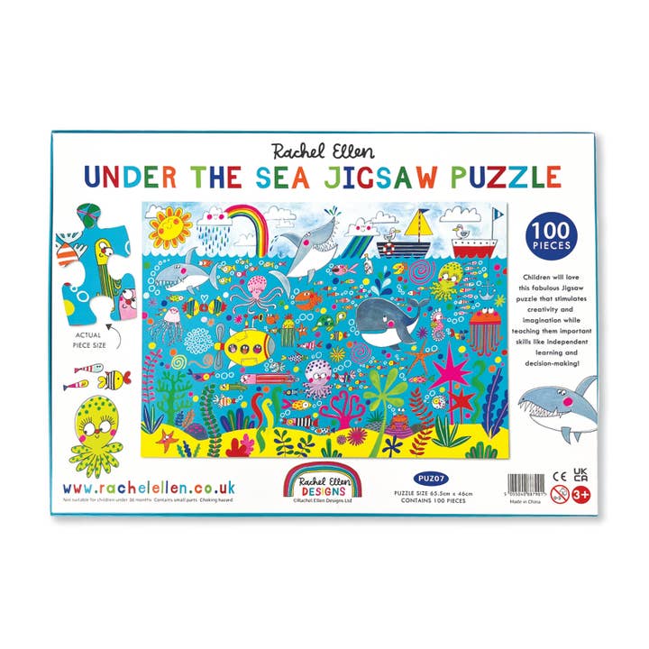 Rachel Ellen Designs – wholesale Puzzle – Child – Jigsaw Puzzle - Under The Sea2