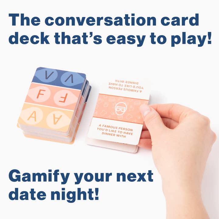Crated with Love - Vendita all'ingrosso Giochi di carte - Gioco di carte Couples Conversation Starter Date Night - Fliccups1