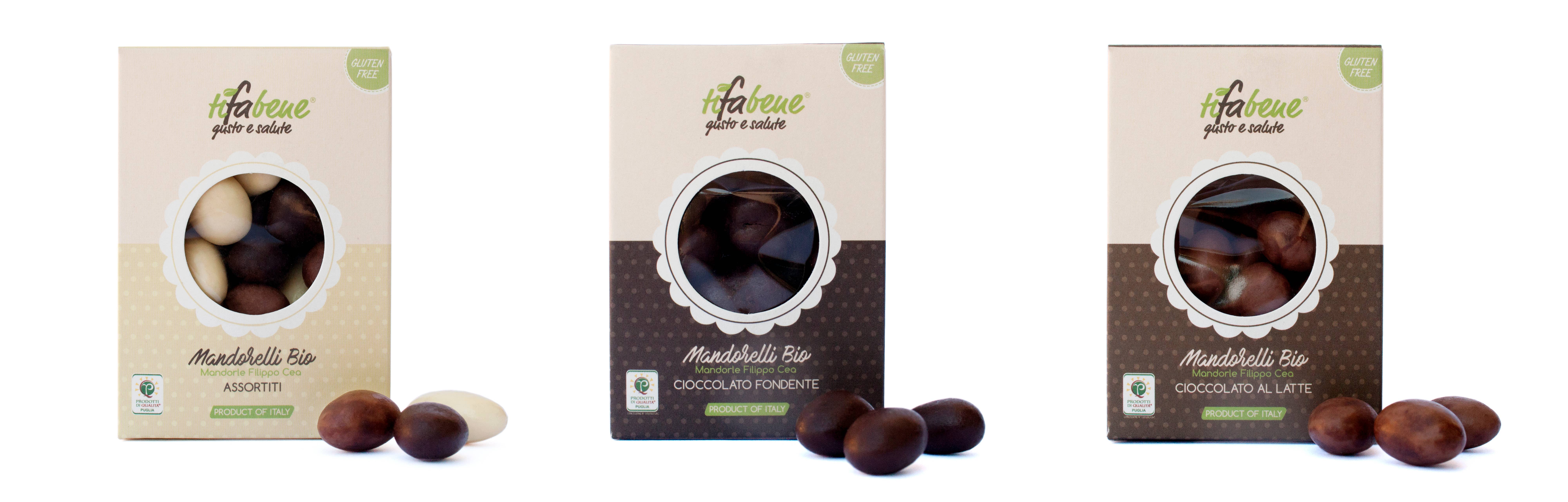 Le deliziose pasticceria sas Ti fa bene bio - Wholesale Chocolate Covered Sweets - Mandorelli Dark Chocolate3