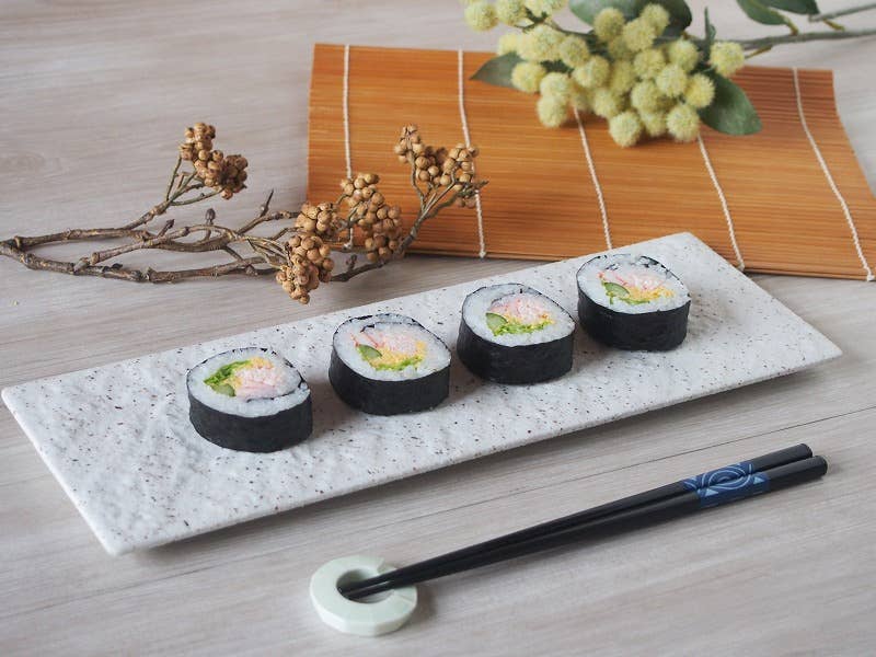 Sensui - Wholesale Dinner plate - Granite 14" Long Plate1