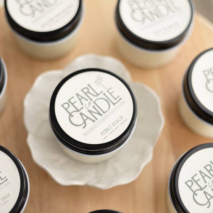 Pearl Candle Co. - Wholesale Jar/Filled Candle - Pebble Beach Candle
