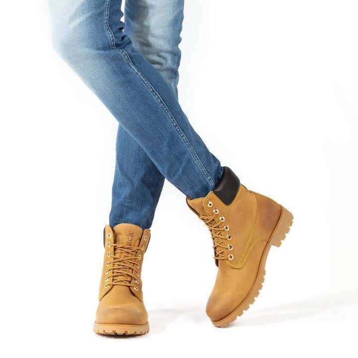 Panama Jack 03 C1 Mens Boots Tan Waterproof Leather Lace Up Hiking Ankle Chukka for wholesale on Faire