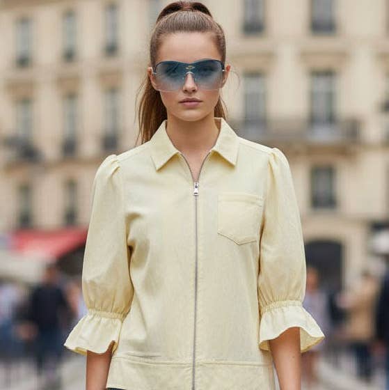 VAVA by Joy Han - Wholesale Jacket - Women's - 3/4 Sleeve Zip Up Jacket1