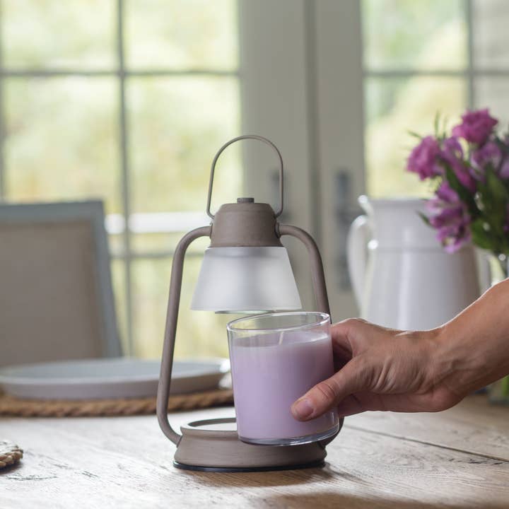 Candle Warmers Etc. Duftlampen & Kerzen - Wholesale Wax Warmer - CANDLE WARMERS® BEACON lantern for small scented candles, taupe1