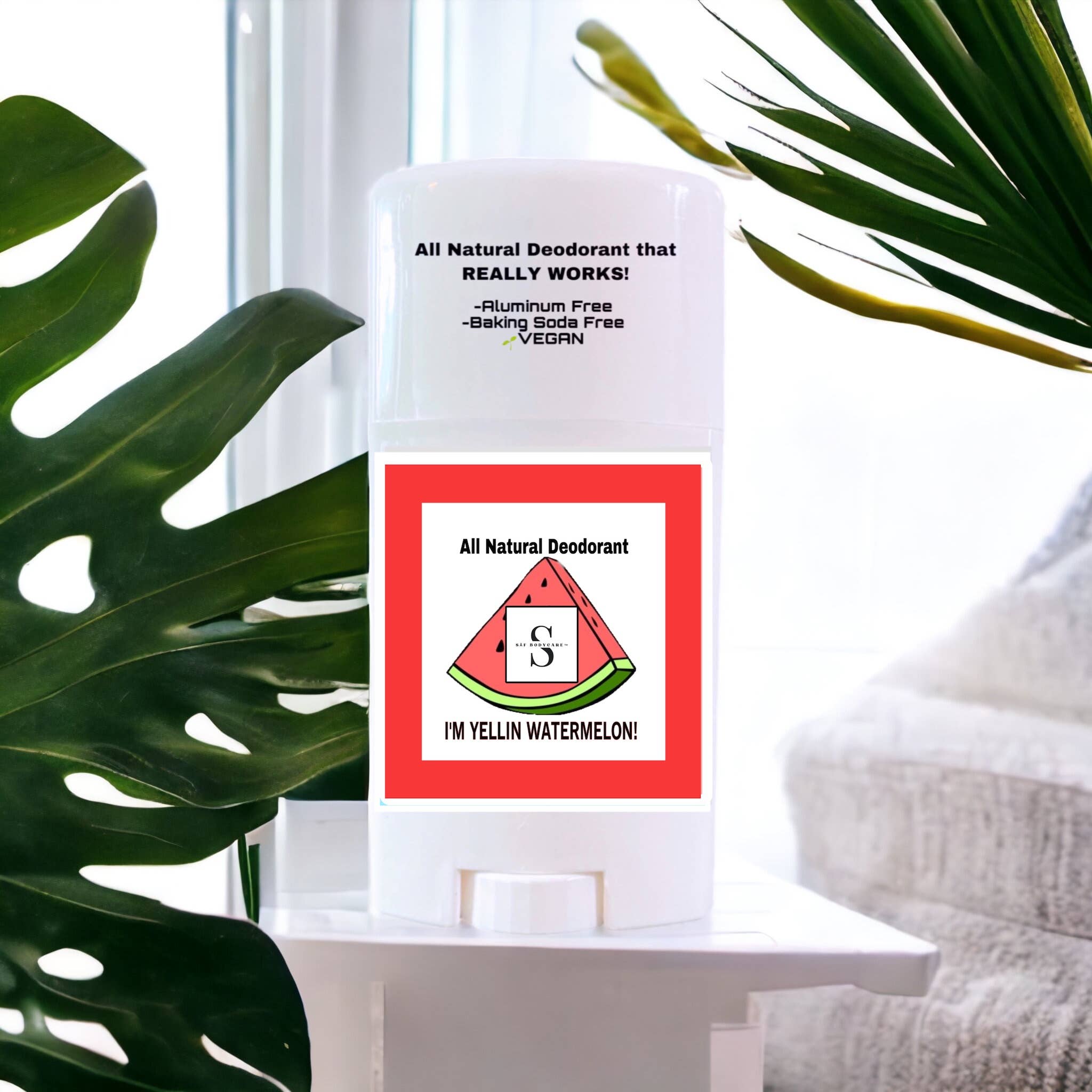 SĀF Body Care - Wholesale Deodorant - Dames - I'm Yellin WATERMELON Natuurlijke deodorant, plantaardig7