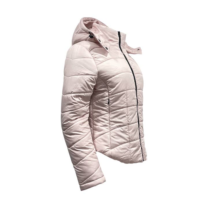 Therapy - Wholesale Puffer Jacket - Women's - "Therapy" Ladies Shirt Tail Fitted Padded Jacket5