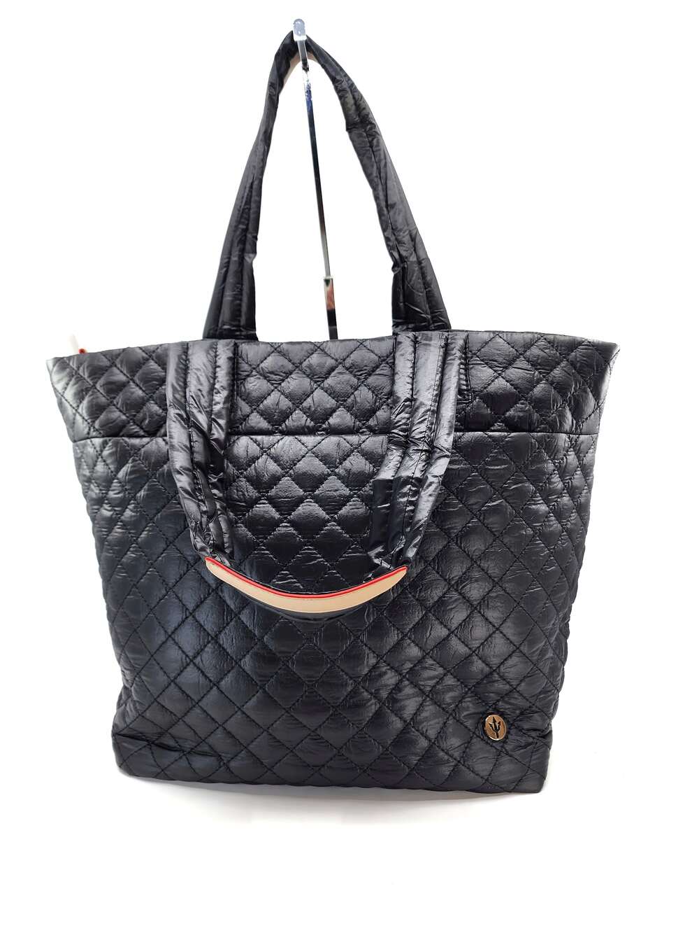 Hatzzi - Wholesale Tote Bag - Women's - Large Nylon Quilted Puffer Top Zip Tote5