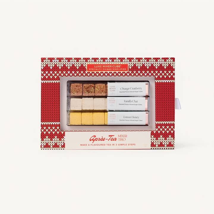 Winter Tea Cube Kit for Hot Drinks, 3 Gourmet Flavors for wholesale by TEASPRESSA | LUXE Mixer Cube