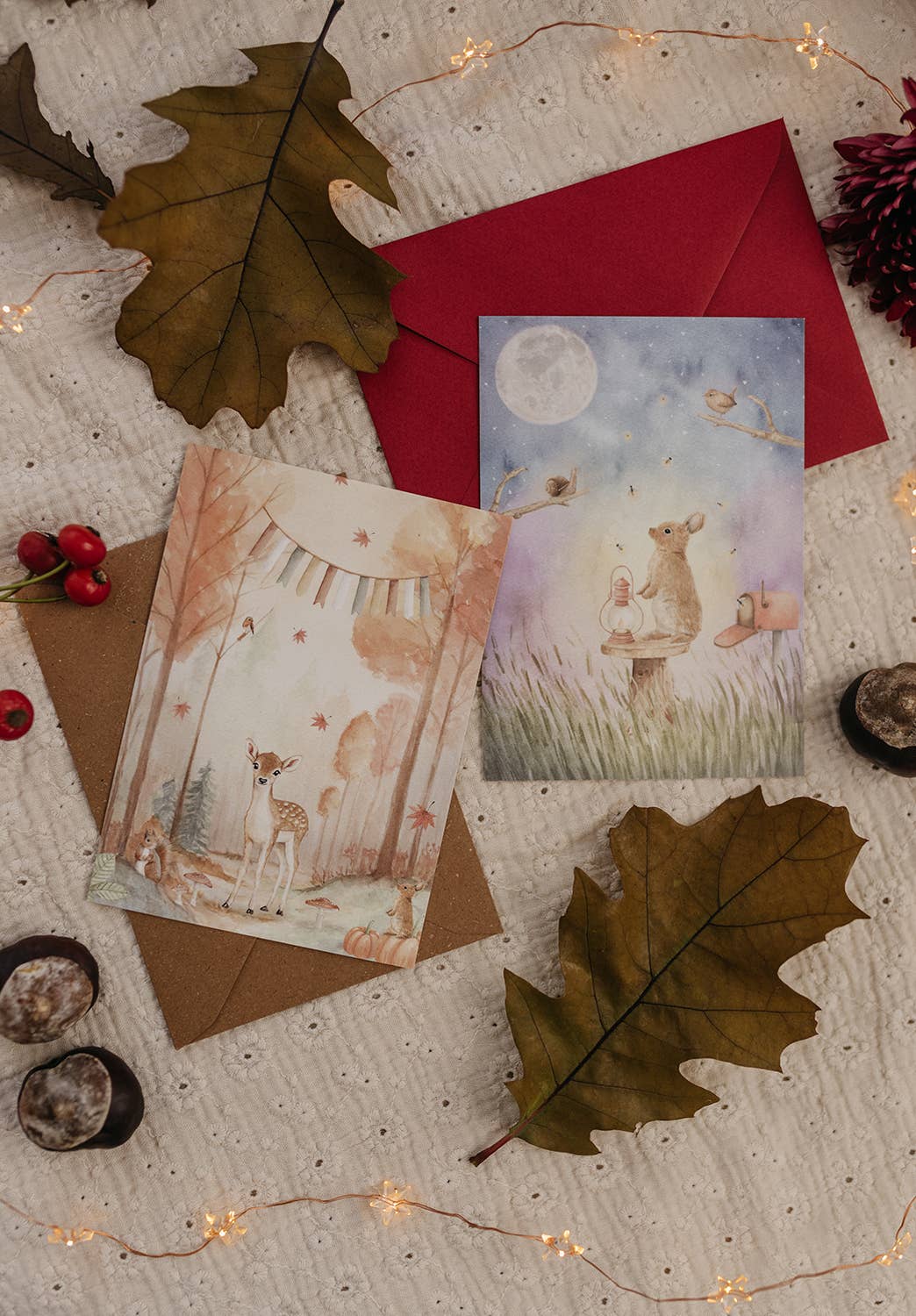 Appeloogje – Engroshandel Hverdagshilsen kort – Postkort med ildfluer5