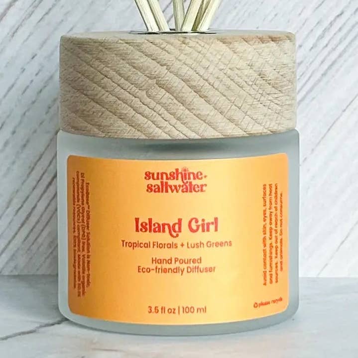 Island Girl | Reed Diffuser for wholesale by Sunshine + Saltwater