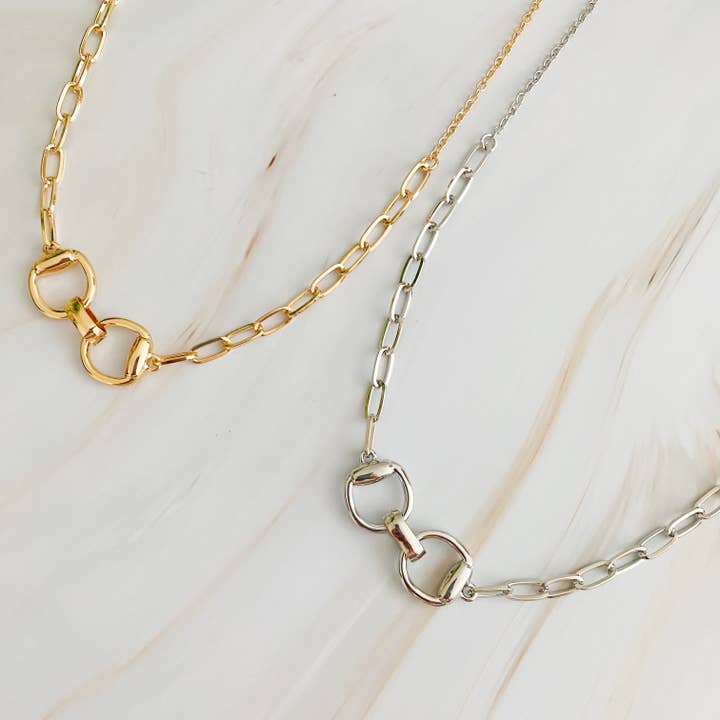 Ellison+Young - Wholesale Pendant/Charm Necklace - Equestrian Pendant Chain Necklace