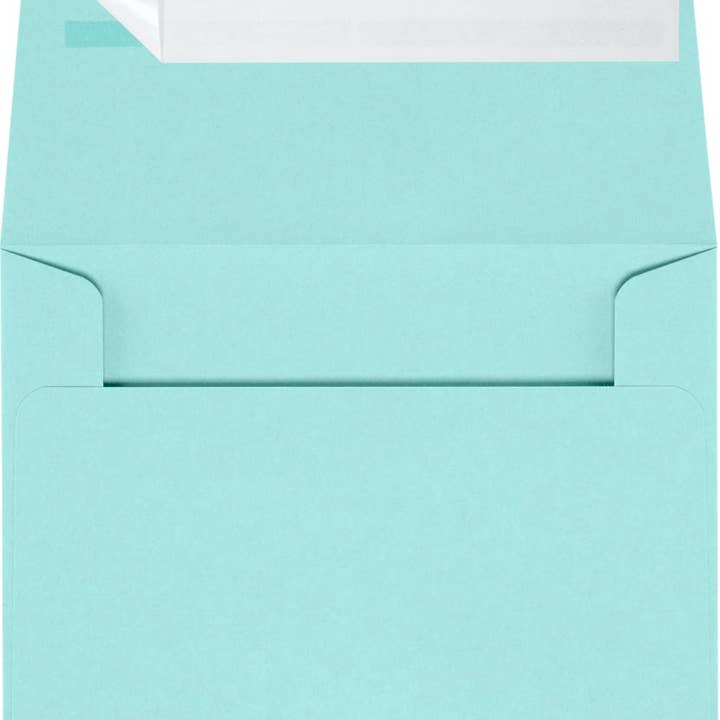 JAM A2 Envelopes, Seafoam Blue, Peel & Press, 250/PK for wholesale by JAM PAPER