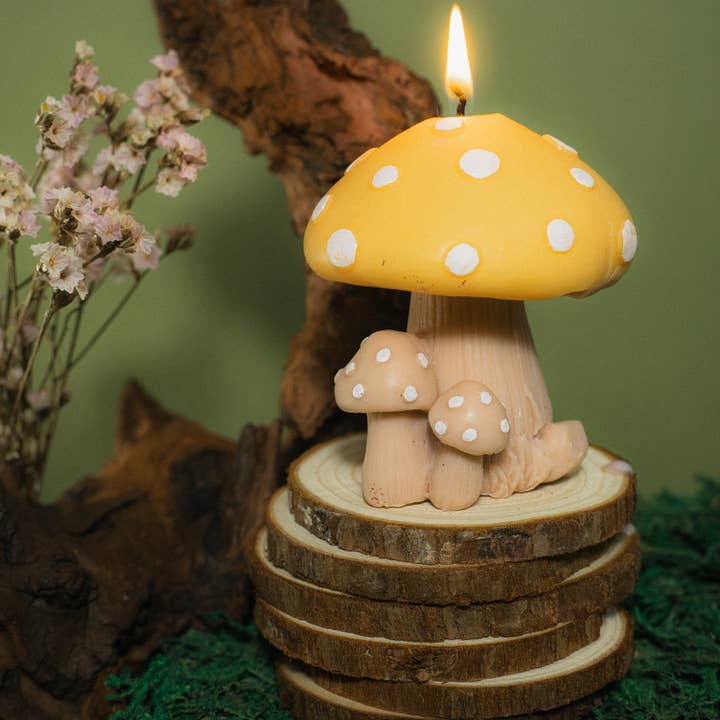 Interlude Candles - Wholesale Novelty candle - Mushroom Family Candle2