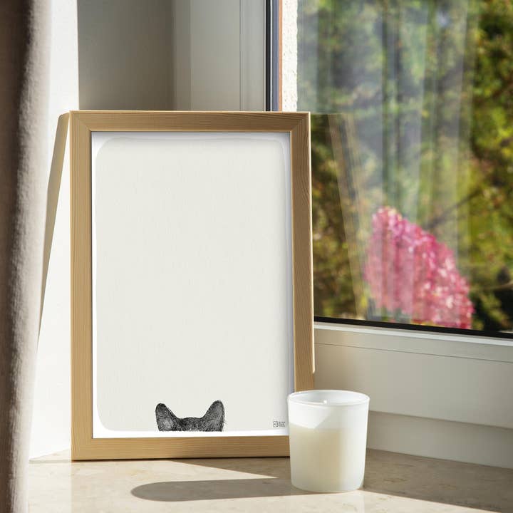 Cat poster for living room interior wall decor for wholesale by le murmure des murs