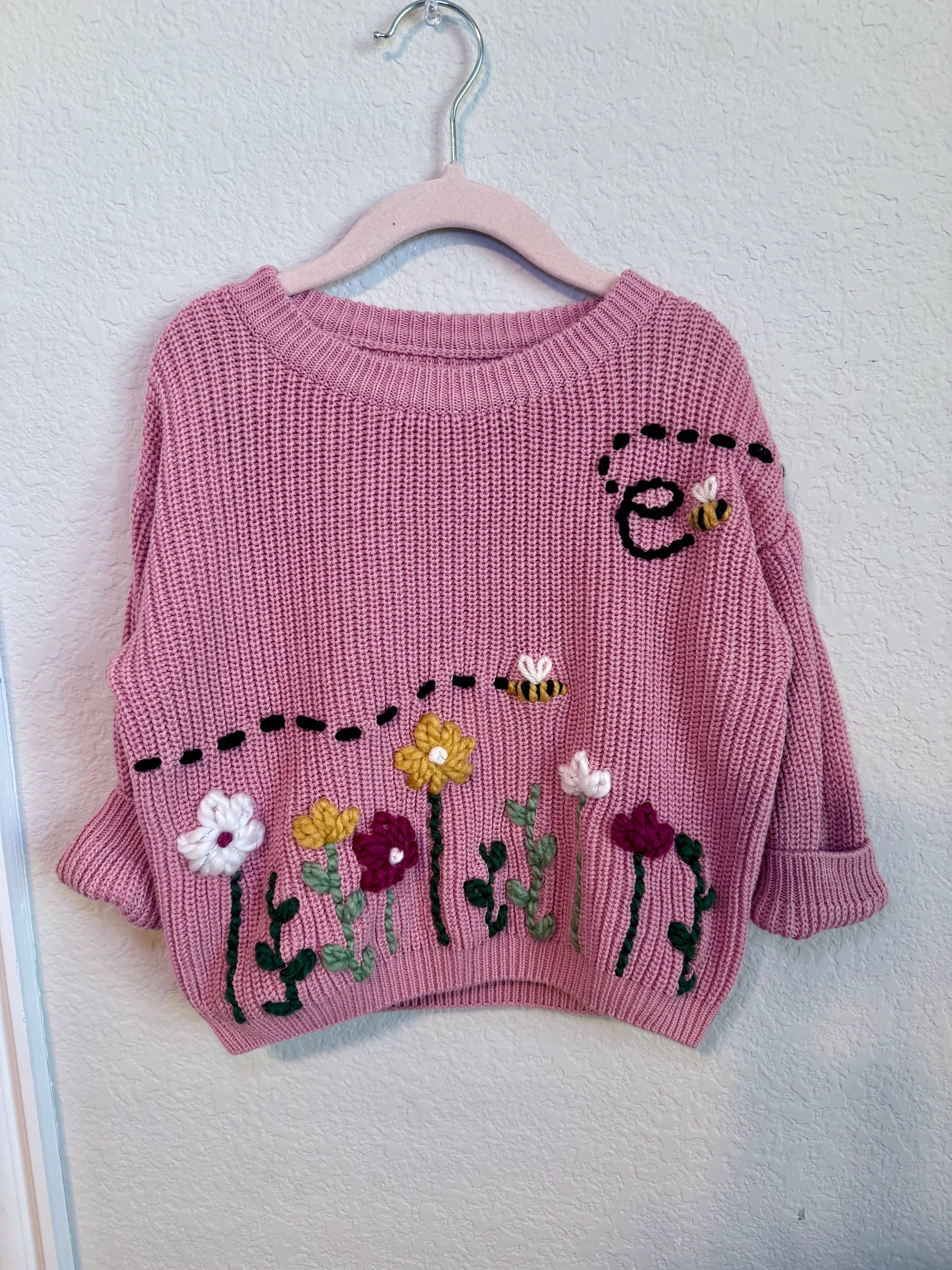 Pretty Little Stitch - Venta al por mayor Jersey de punto - Niños - Suéteres gruesos bordados a mano